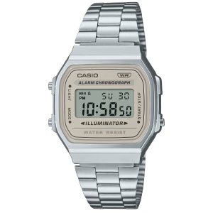 MONTRE CASIO VINTAGE DIGITAL CADRAN BEIGE