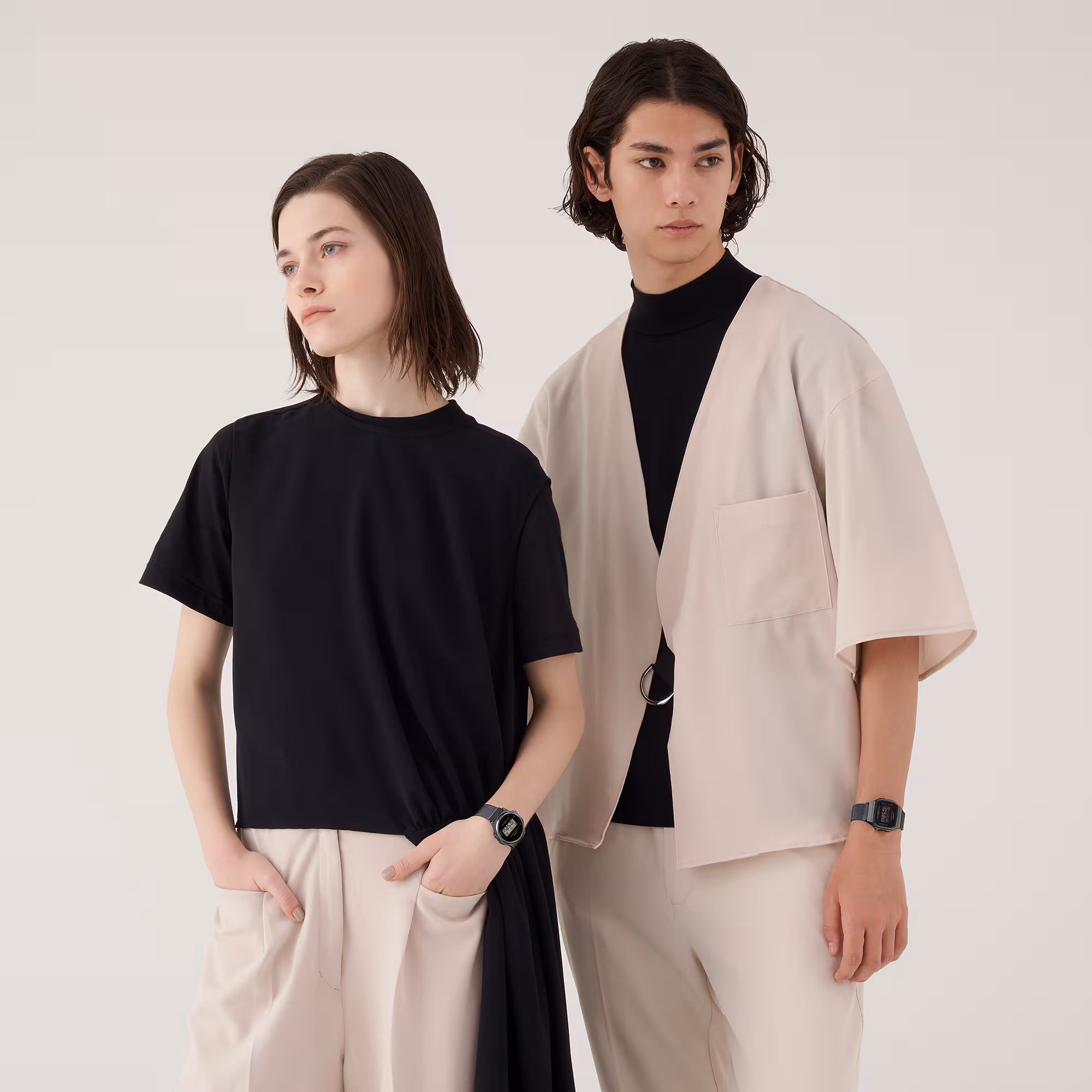 MONTRE CASIO VINTAGE DIGITALE RÉTRO NOIR – Image 2