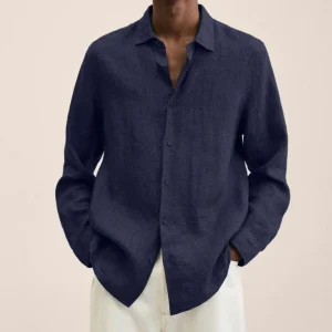 Chemise Coupe Ample Pour Hommes | Manche Longue