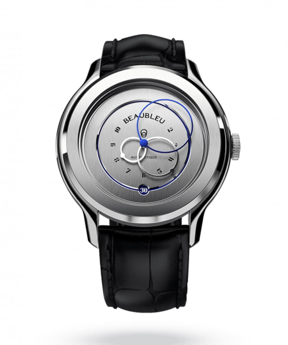 MONTRE BEAUBLEU ECCE VESPERAL CUIR NOIR