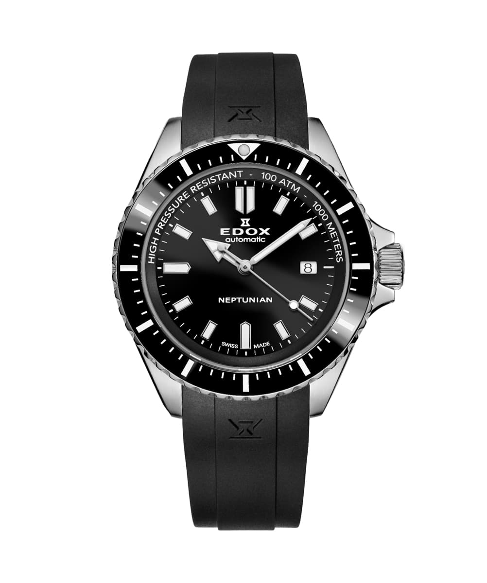 MONTRE EDOX SKYDIVER NEPTUNIAN AUTOMATIC BLACK