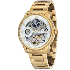 MONTRE EARNSHAW LONGITUDE DUAL TIME INGOT GOLD