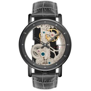 MONTRE EARNSHAW FOWLER BRIDGE SKELETON AUTOMATIC GREY