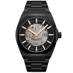 MONTRE EARNSHAW FOWLER SKELETON AUTOMATIC ALL BLACK