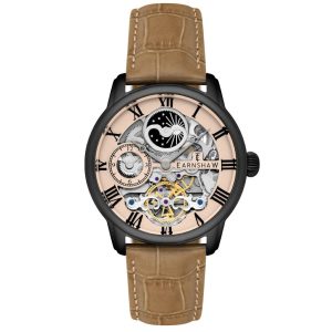 MONTRE EARNSHAW LONGITUDE BEIGE NOIR