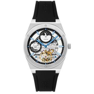MONTRE EARNSHAW CANARD ACIER ARGENT