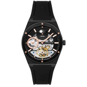 MONTRE EARNSHAW CANARD CORBEAU NOIR