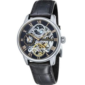MONTRE EARNSHAW LONGITUDE DUAL TIME AUTOMATIC HERITAGE BLACK
