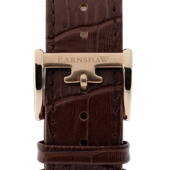 MONTRE EARNSHAW LONGITUDE DUAL TIME AUTOMATIC FINE BROWN – Image 9