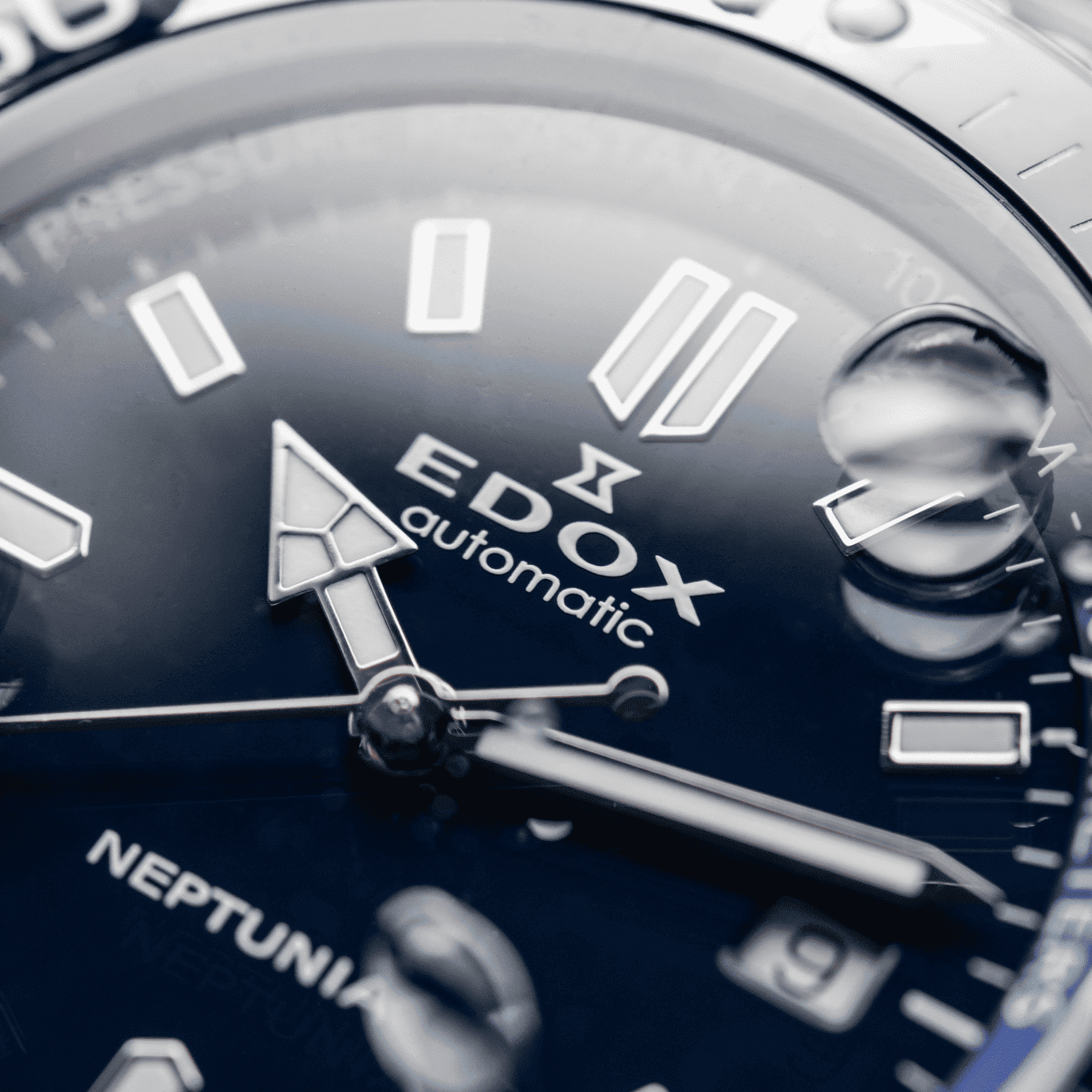 MONTRE EDOX NEPTUNIAN AUTOMATIC BLUE – Image 4