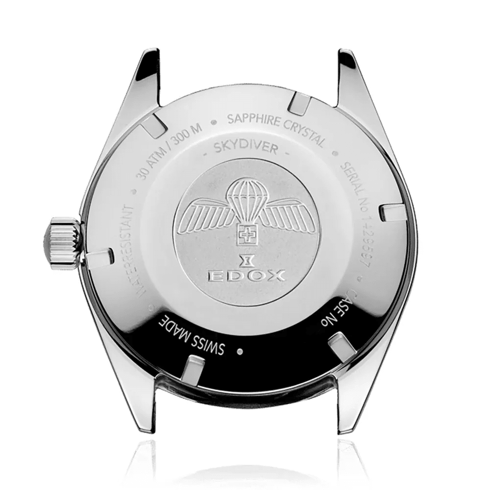 MONTRE EDOX PARACHUTISTE AUTOMATIQUE 38MM VERT – Image 4