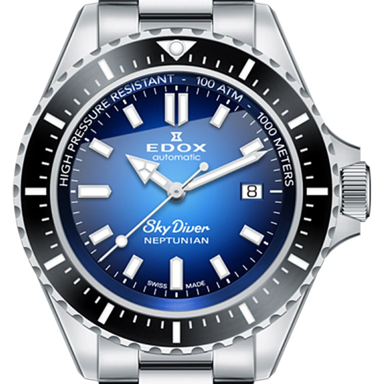 MONTRE EDOX SKYDIVER NEPTUNIAN – Image 2