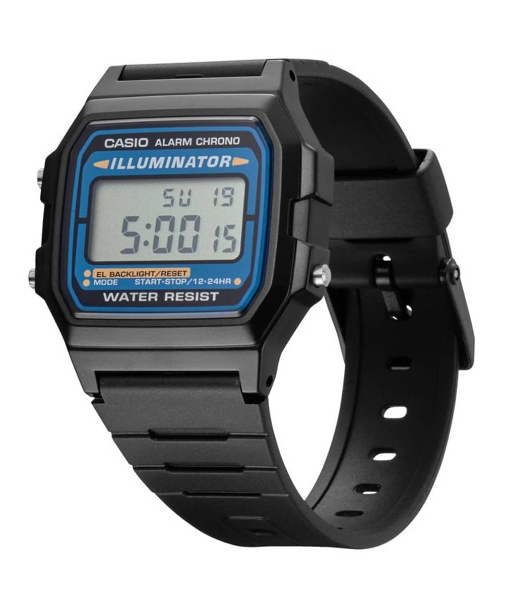 MONTRE CASIO ILLUMINATOR DIGITAL RÉSINE NOIR – Image 2