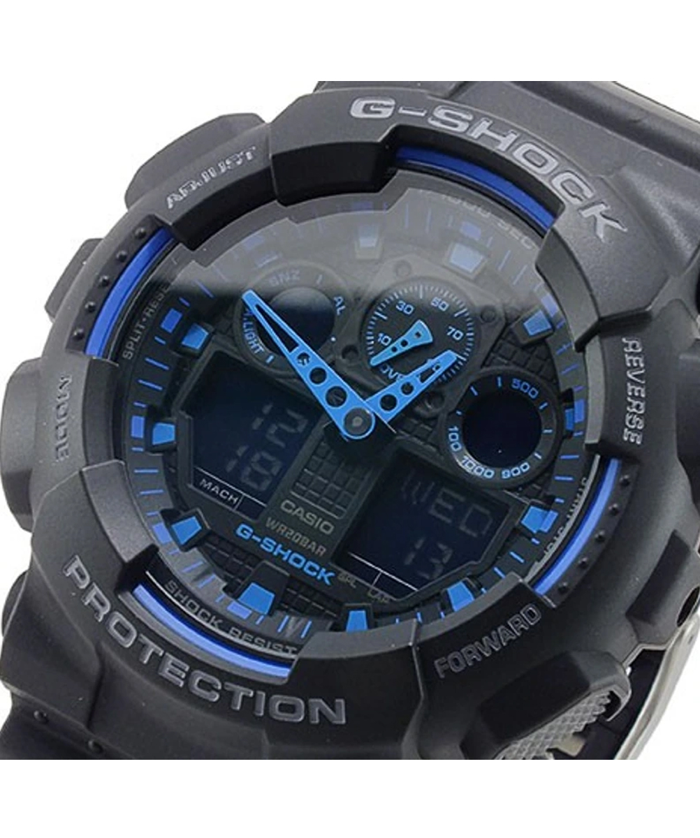 MONTRE CASIO G-SHOCK ANALOGIQUE NOIR – Image 2
