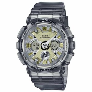 MONTRE CASIO G-SHOCK ANALOGIQUE TRANSPARENT GRIS
