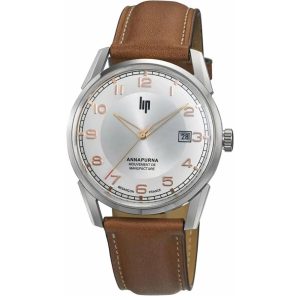MONTRE LIP ANNAPURNA CUIR MARRON