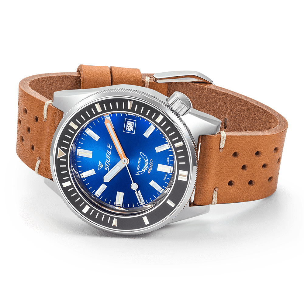 MONTRE SQUALE COLLECTION MATIC DARK BLUE LEATHER – Image 3