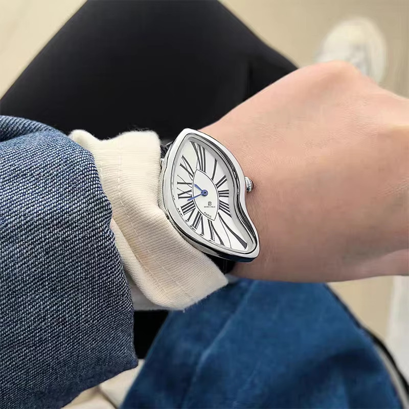 MONTRE CONTEENIUM STYLE DALI MIXTE ARGENTÉ – Image 5