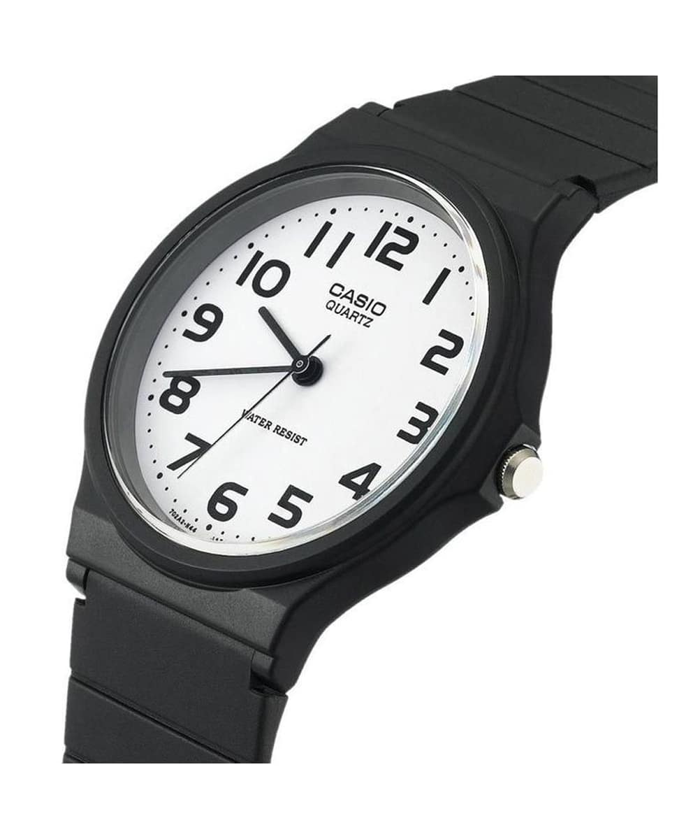 MONTRE CASIO ANALOGIQUE MIXTE NOIR CADRAN BLANC – Image 4