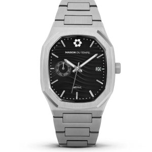 MONTRE MAISON DU TEMPS MTPHI DAY-DATE ACIER NOIR