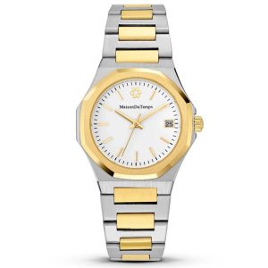 MONTRE MAISON DU TEMPS MTGAMMA FEMME DORÉ JAUNE ACIER