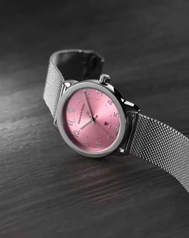 MONTRE MAISON DU TEMPS MTMu NACRÉ ROSE – Image 4