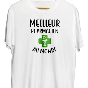 T-shirt - "Meilleur Pharmacien"