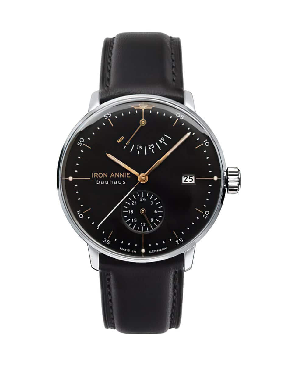 MONTRE IRON ANNIE BAUHAUS RESERVE DE MARCHE CUIR