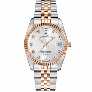 MONTRE JACQUES DU MANOIR ARGENT OR ROSE INSPIRATION COLLECTION