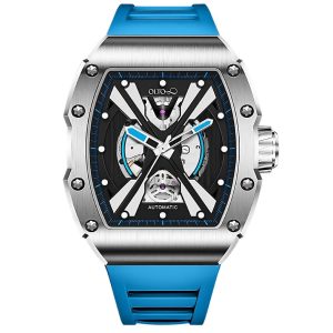 MONTRE OLTO-8 EXPLORE X SQUELETTE BLEU
