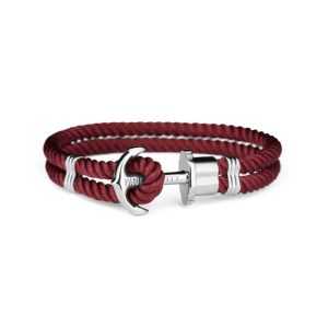 PAUL HEWITT PHREP NYLON DUNKELROT DARK BERRY SILVER