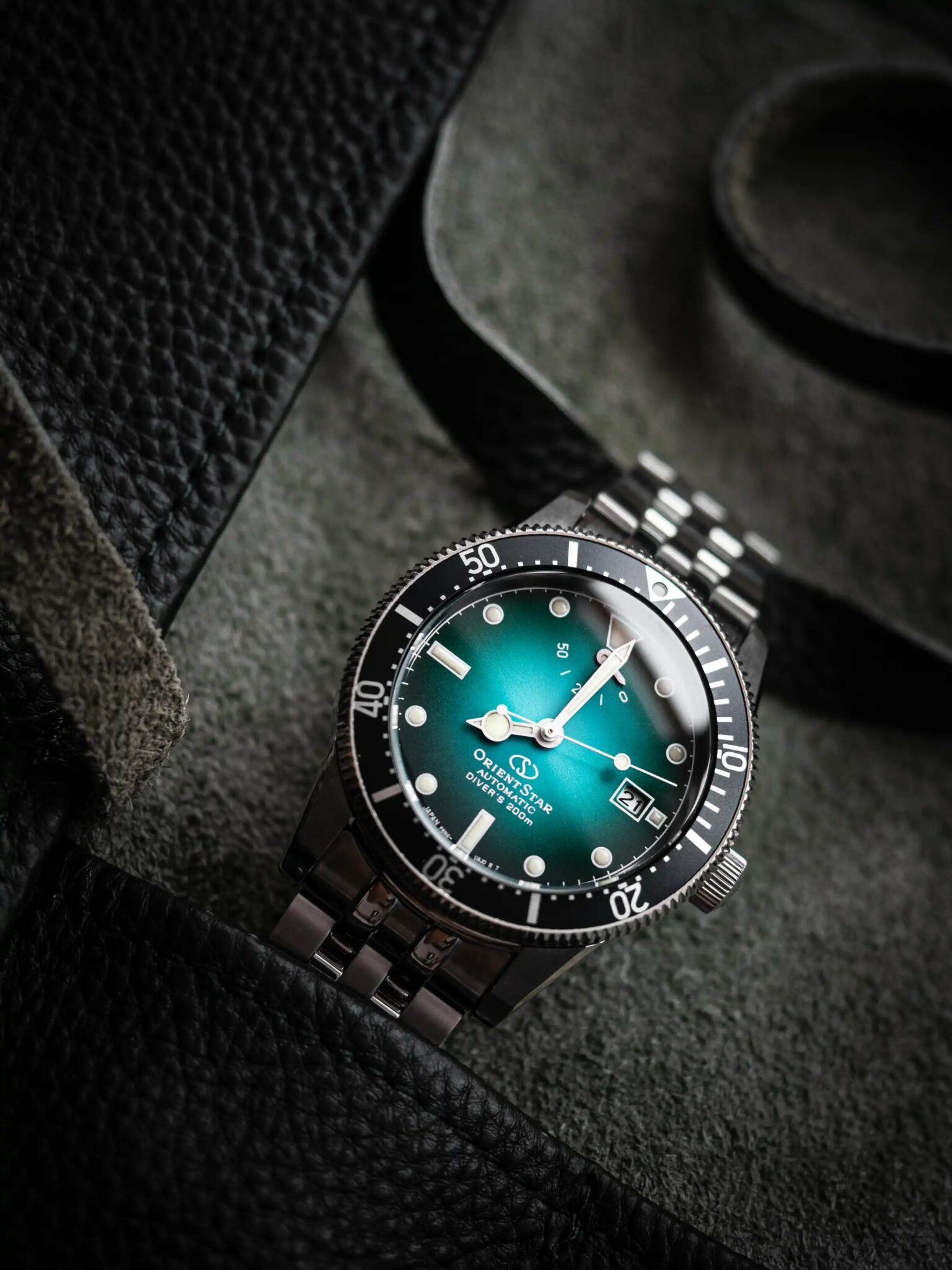 MONTRE ORIENT STAR DIVER 1964 GREEN – Image 4
