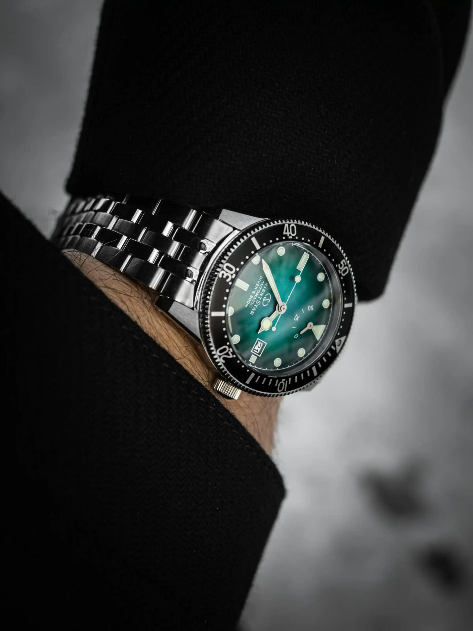 MONTRE ORIENT STAR DIVER 1964 GREEN – Image 5