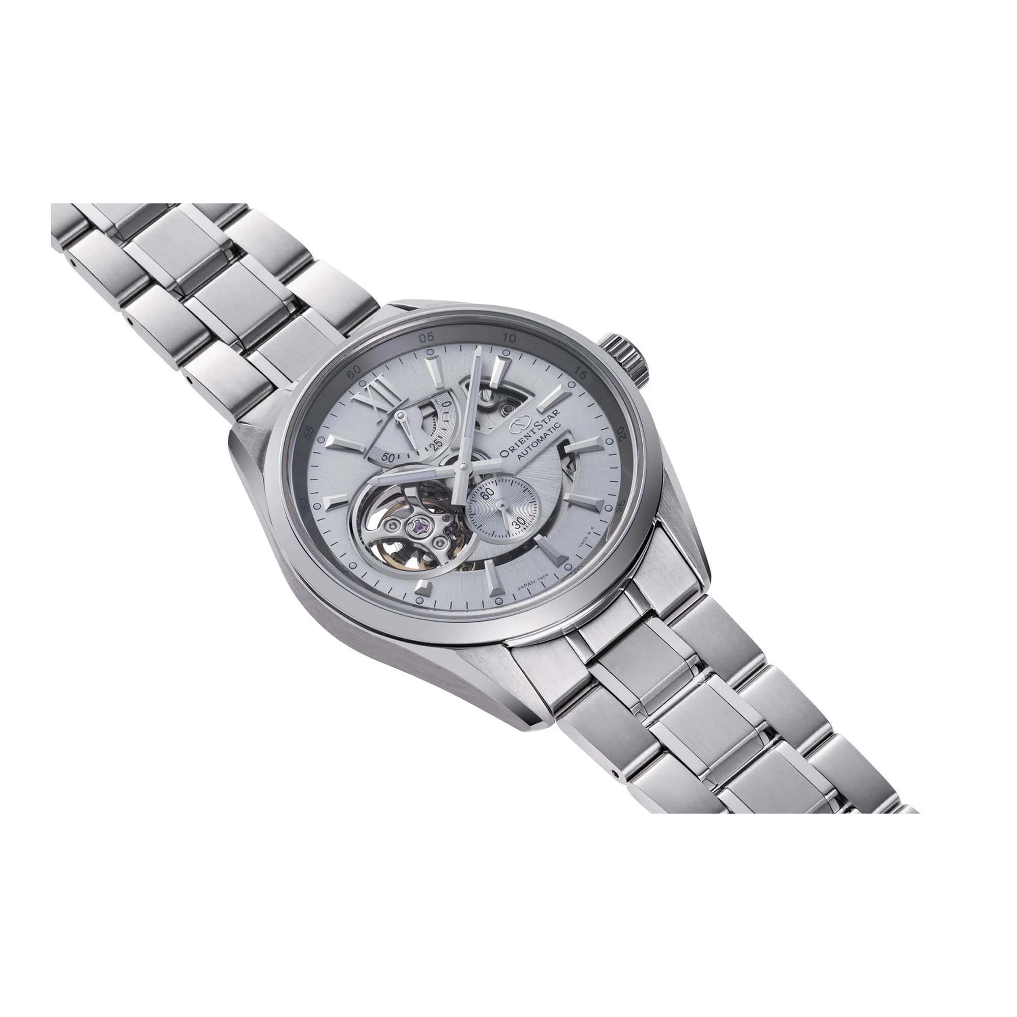 MONTRE ORIENT STAR 50 H MODERNE SQUELETTE ARGENT – Image 2