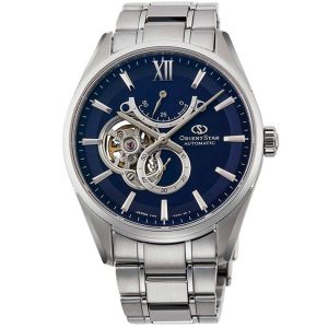 MONTRE ORIENT STAR SMALL SECOND OPEN HEART BLUE