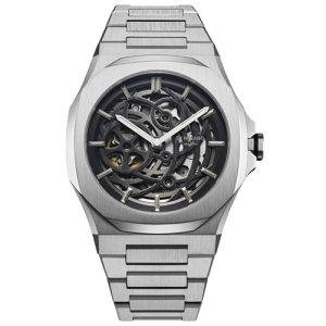MONTRE D1 MILANO SKELETON SILVER