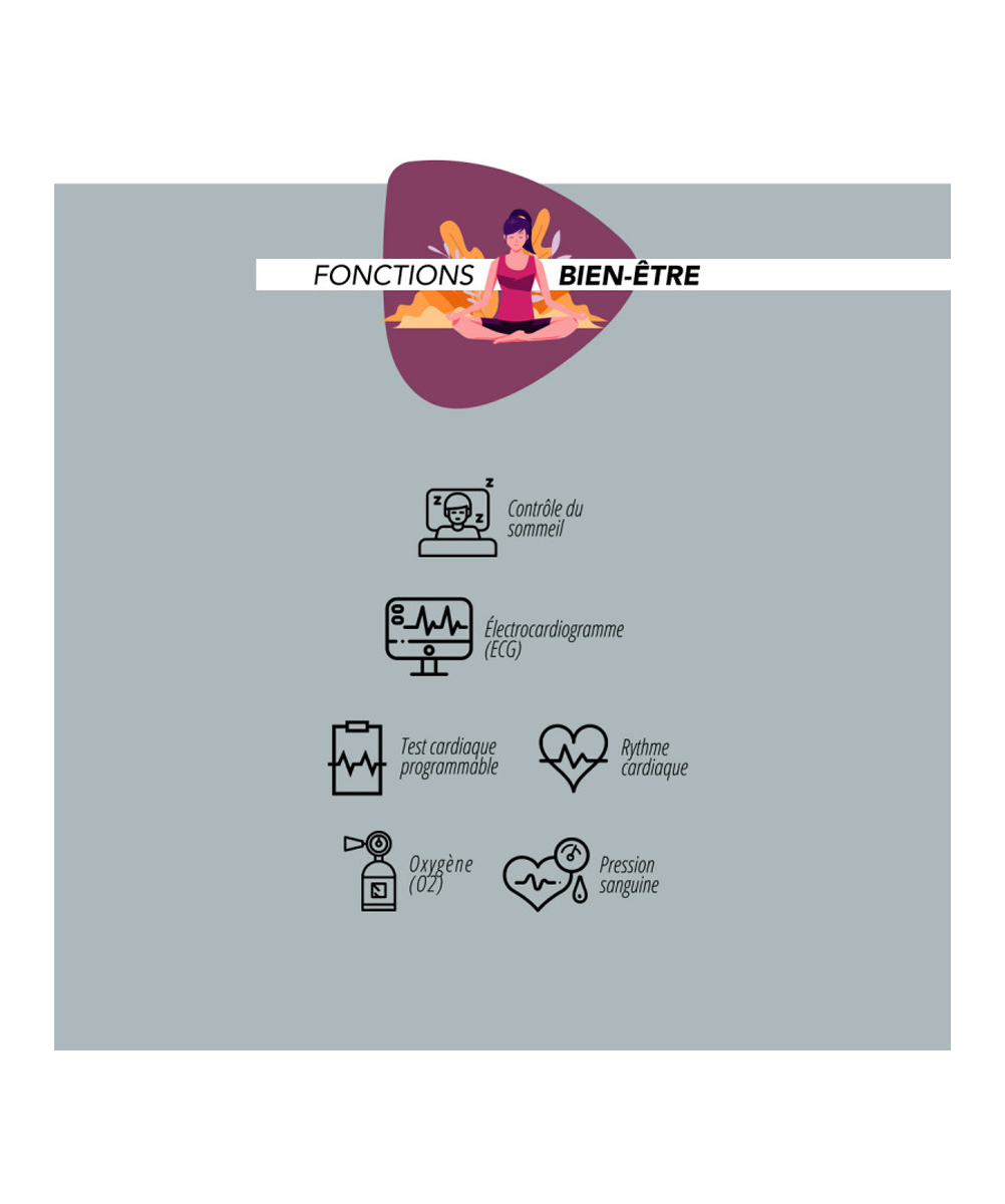 MONTRE CONNECTÉE SMARTY2.0 LIFESTYLE SILICONE – Image 5