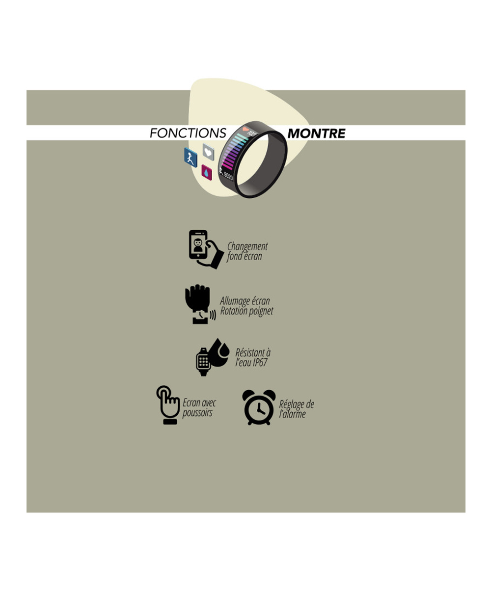 MONTRE CONNECTÉE SMARTY2.0 LIFESTYLE SILICONE – Image 7