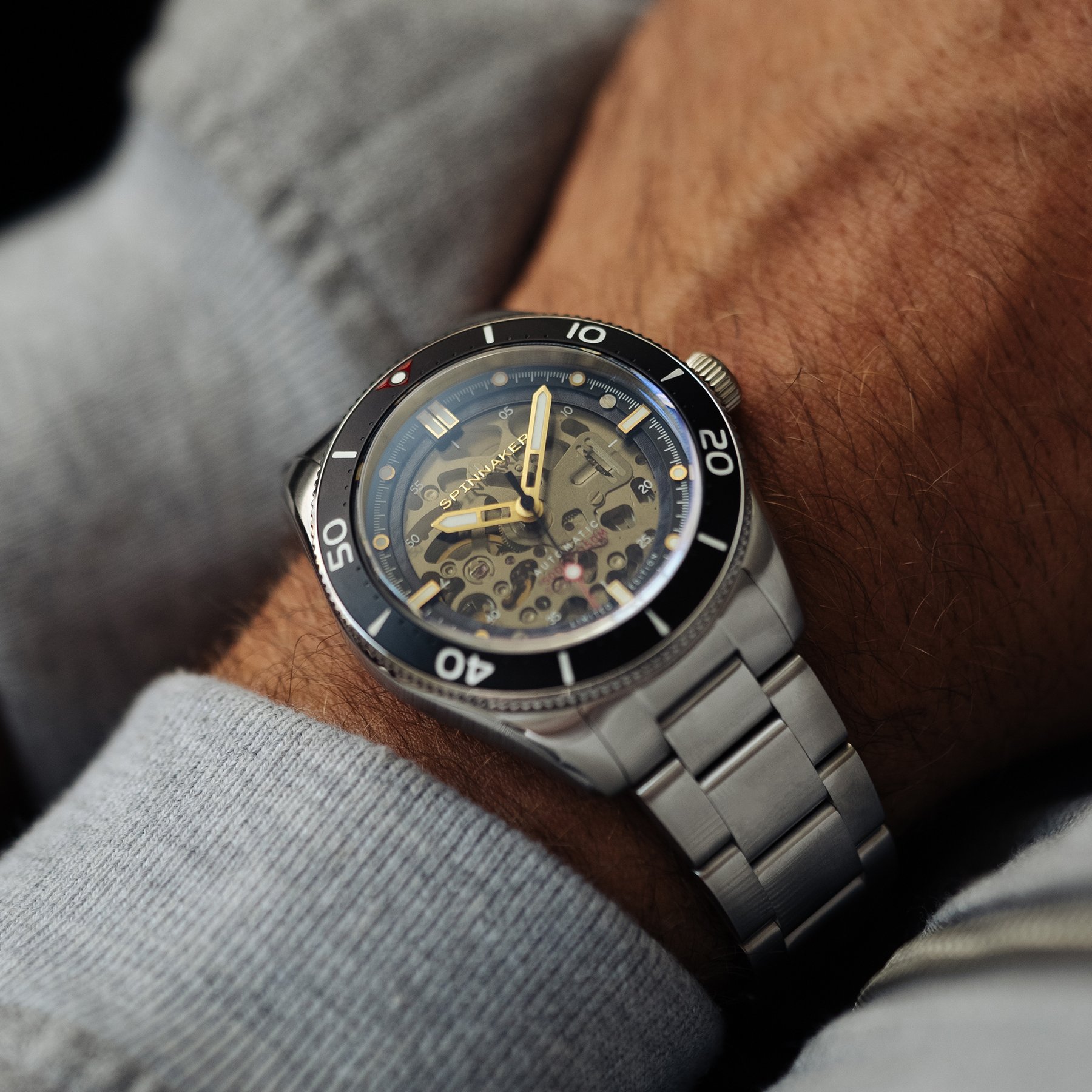 MONTRE SPINNAKER CROFT MID-SIZE GRANITE – Image 2