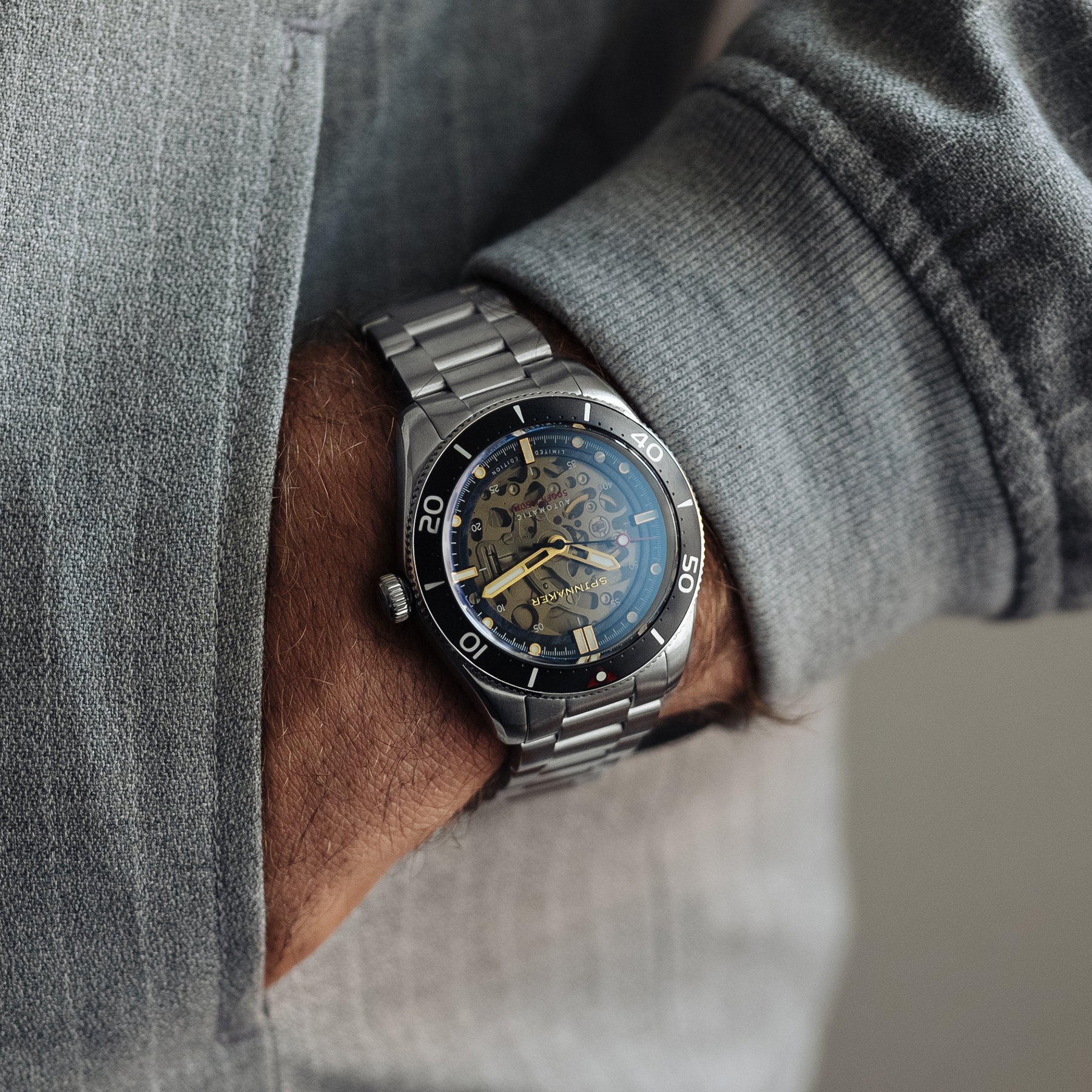 MONTRE SPINNAKER CROFT MID-SIZE GRANITE – Image 3