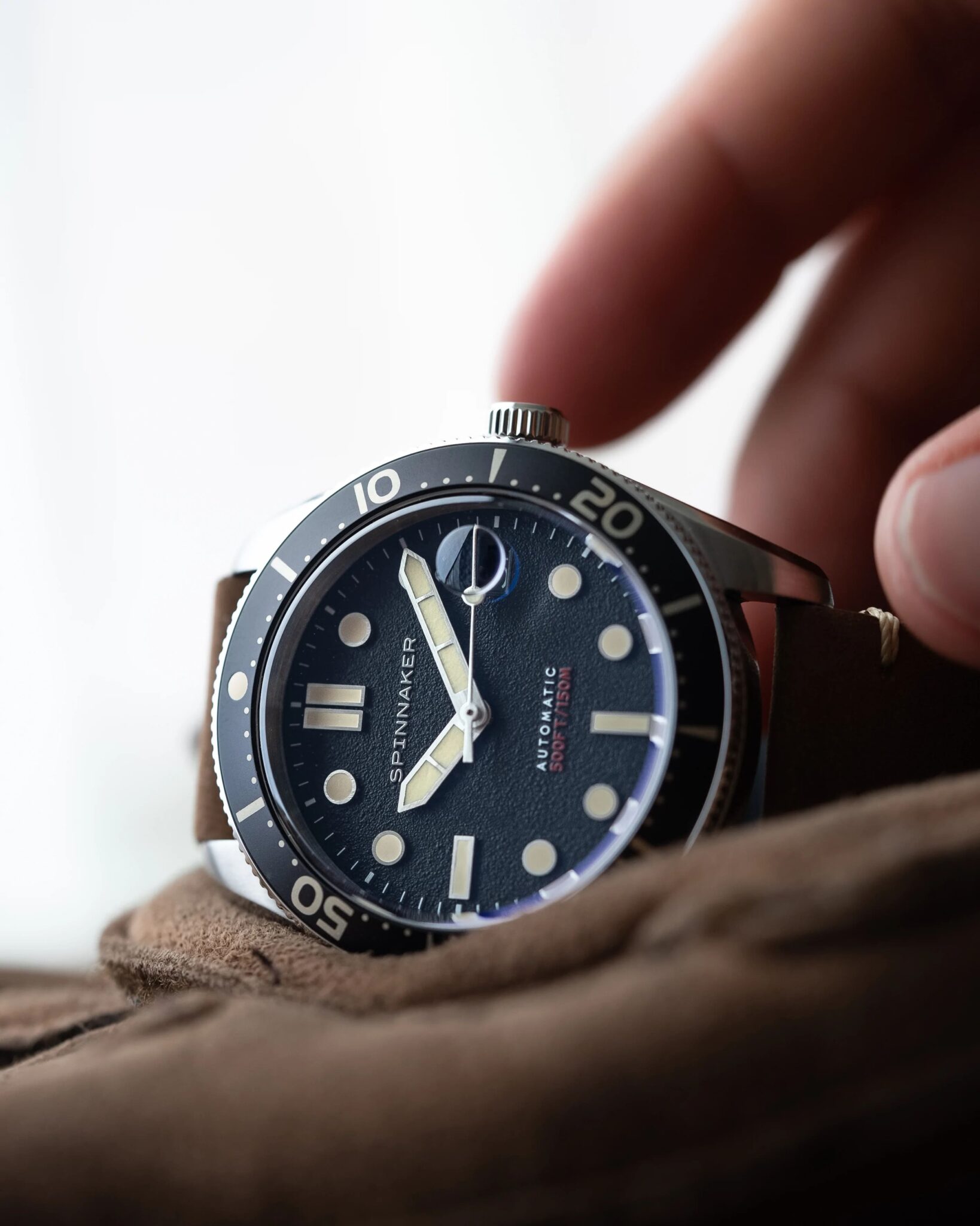 MONTRE SPINNAKER CROFT MID SIZE ANCHOR BLACK – Image 6