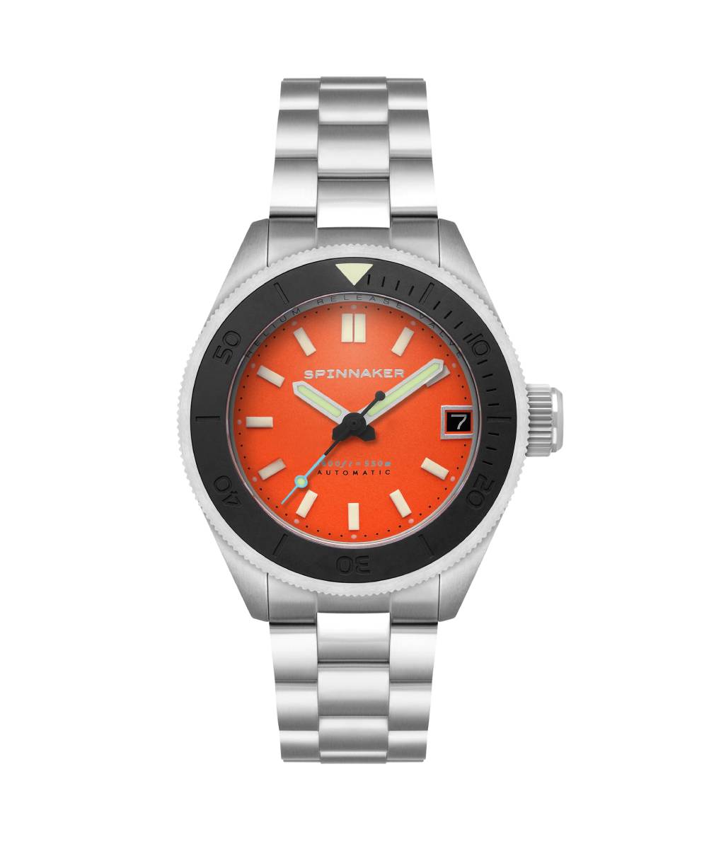 MONTRE SPINNAKER PICCARD AUTOMATIQUE ORANGE