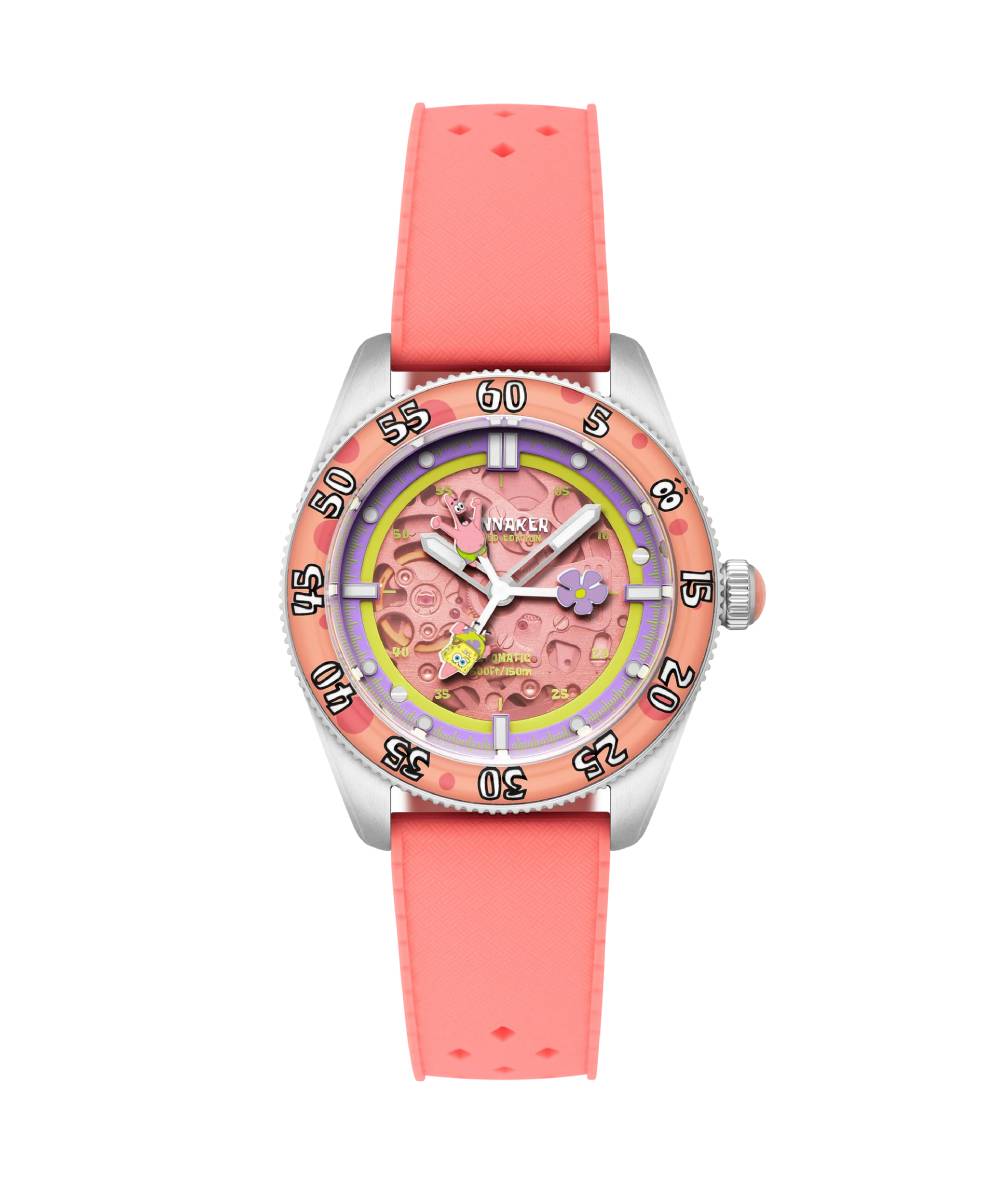 MONTRE SPINNAKER CROFT SQUELETTE EDITION LIMITEE BOB L’EPONGE
