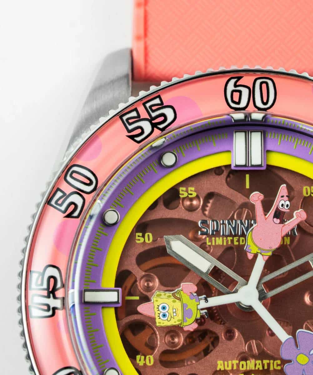 MONTRE SPINNAKER CROFT SQUELETTE EDITION LIMITEE BOB L’EPONGE – Image 2