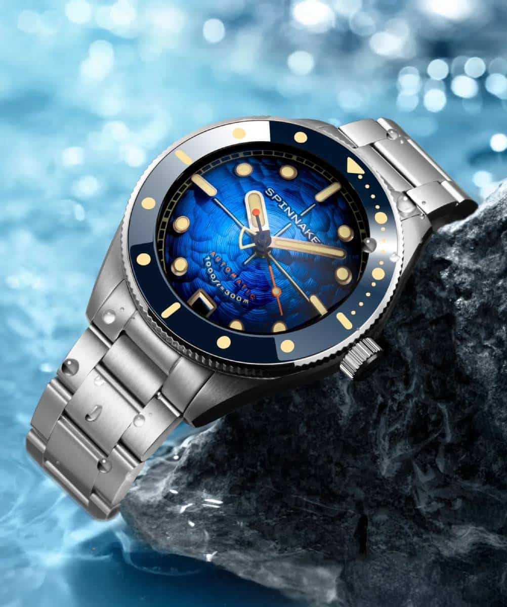 MONTRE SPINNAKER CHALLENGER AUTOMATIQUE BLEU – Image 3