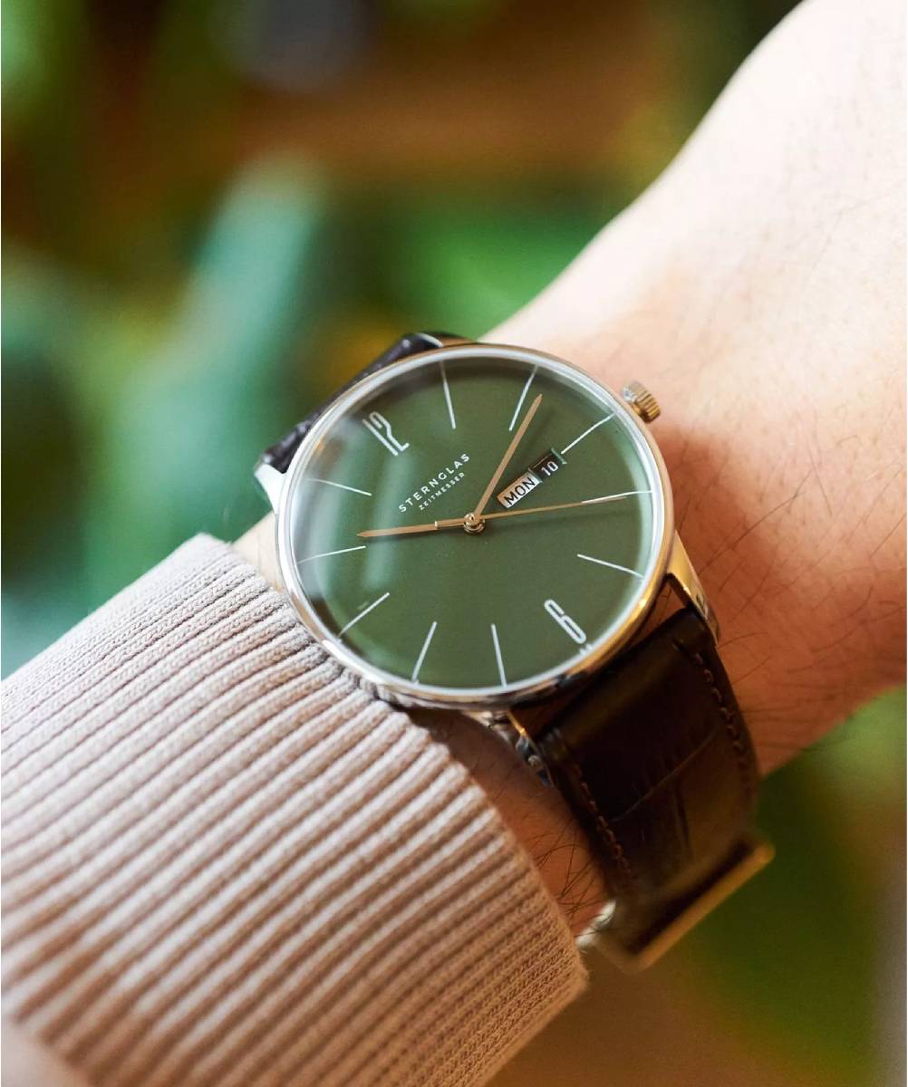 MONTRE STERNGLAS BERLIN VERT OLIVE – Image 6