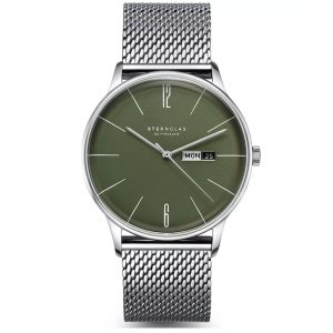 MONTRE STERNGLAS BERLIN VERT OLIVE MILANAIS