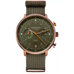 MONTRE STERNGLAS HAMBURG CHRONOGRAPHE VERT