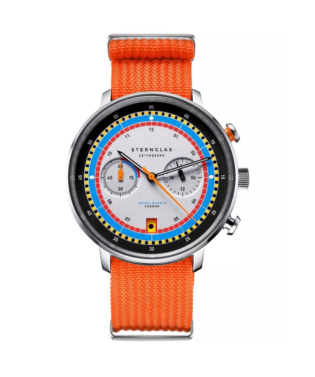 MONTRE STERNGLAS HAMBURG CHRONOGRAPHE REGATTA ORANGE