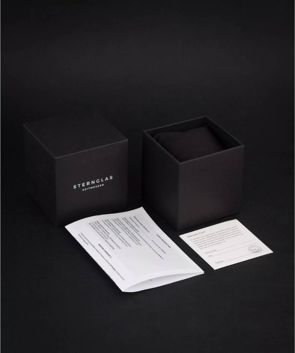 MONTRE STERNGLAS BERLIN VERT OLIVE ARGENT – Image 8